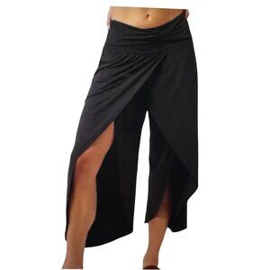 ATHLETA WOMEN'S BLACK SOFT LOUNGE ELASTIC WAIST YOGA RELEASE PANT Sz M